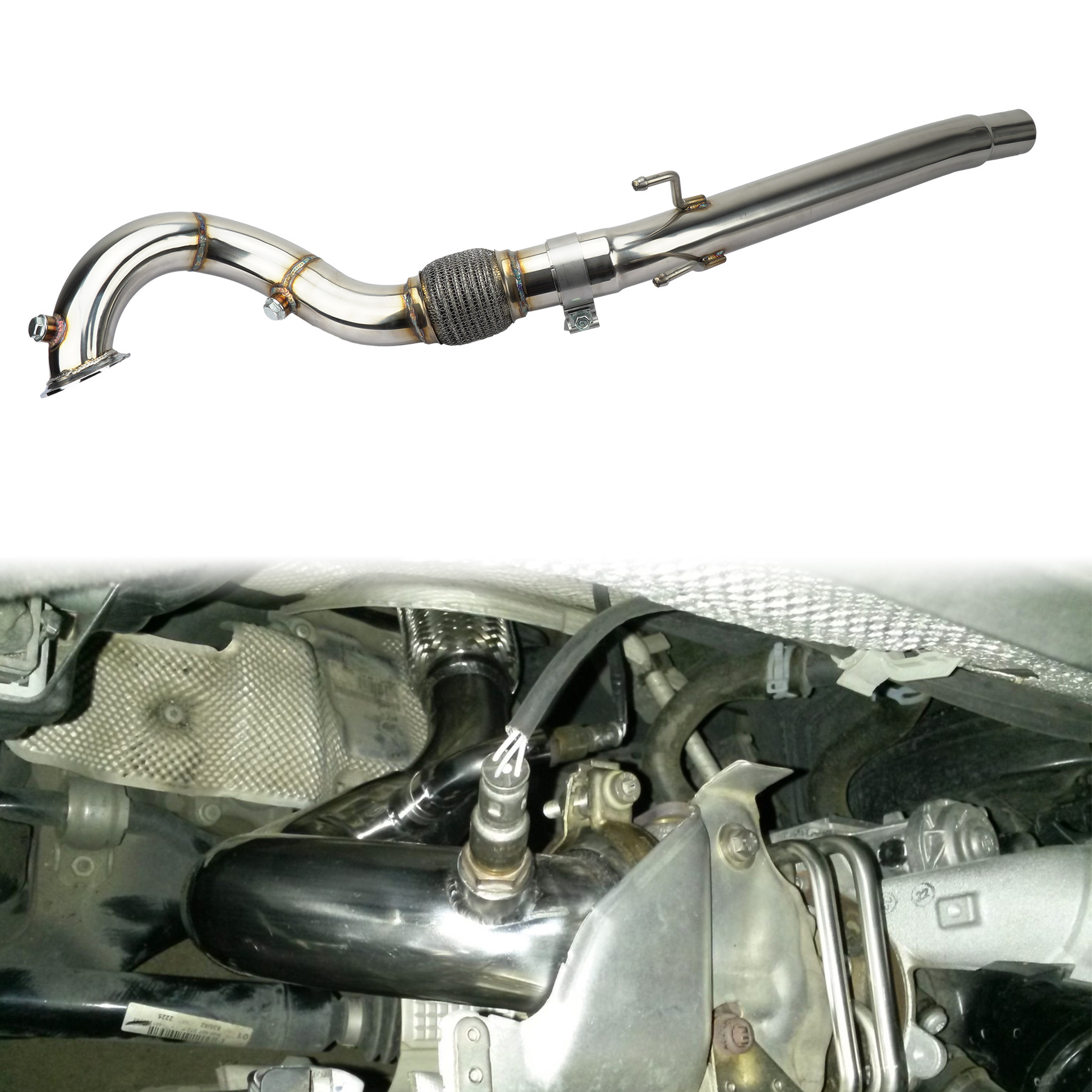Car Exhaust Manifold for Volkswagen Golf Mk7 Jetta Ea211 Audi A3 1.4t Series