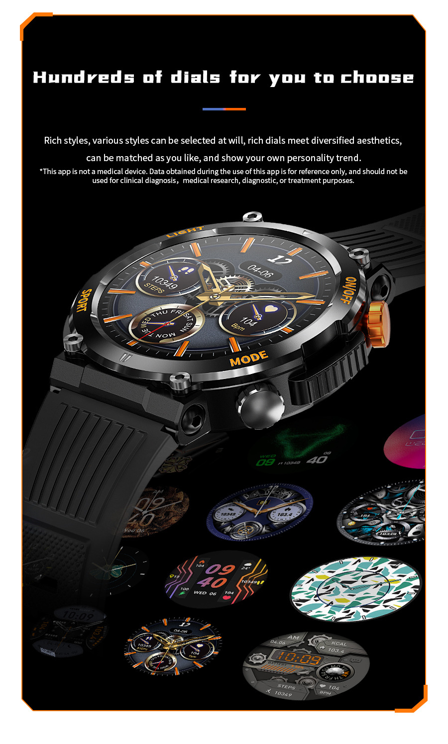 Smartwatch With Bluetooth Calling Heart Rate And Blood Pressure_voghion.com