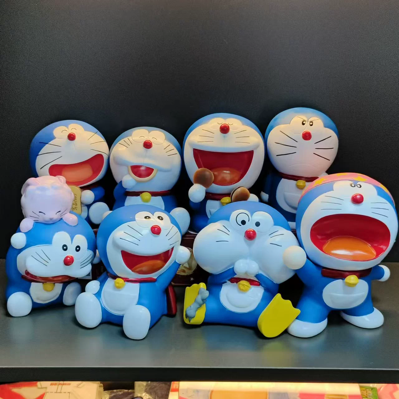Doraemon Accompanying Me 8, версия фильма, копилка Jingle Cat Doraemon, аниме-кукла, ручная модель