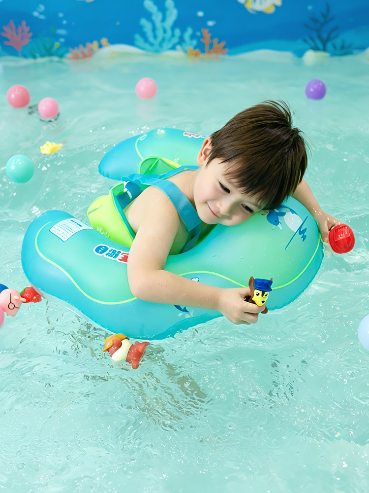 Transfronterizo en stock anillo de mentira bebé de 1 a 6 años de edad niños natación anillo de las axilas bebé PVC anillo de asiento inflable al por mayor