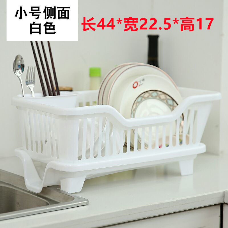 Cocina de plástico de almacenamiento por goteo multiusos cesta de drenaje estante de almacenamiento estante de plato vajilla de almacenamiento