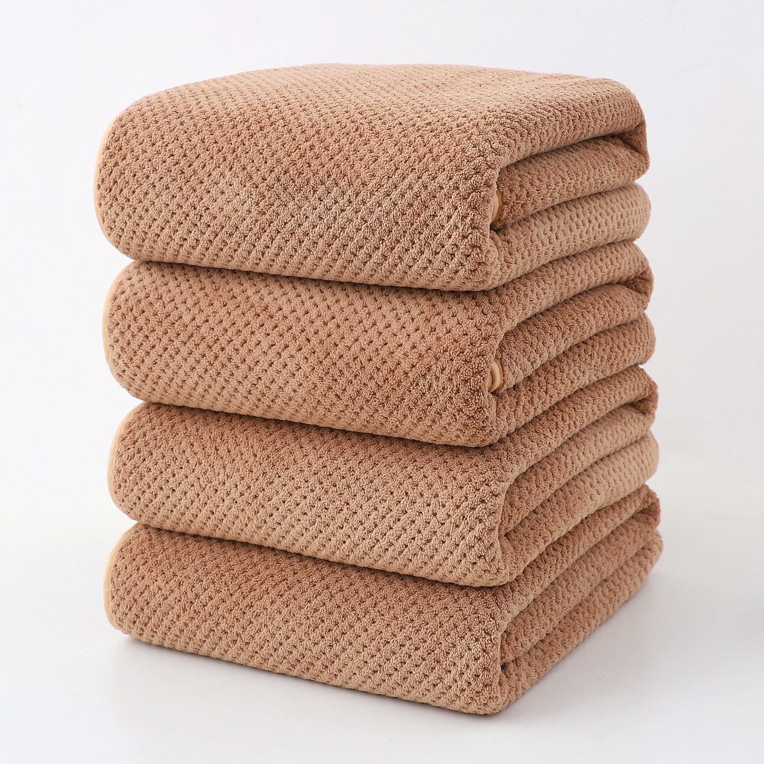 사막 브라운 목욕 타올 세트