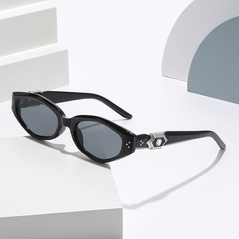 Gafas de Sol Ojo de Gato de PC con Protección UV385 para Conducción y Viajes
