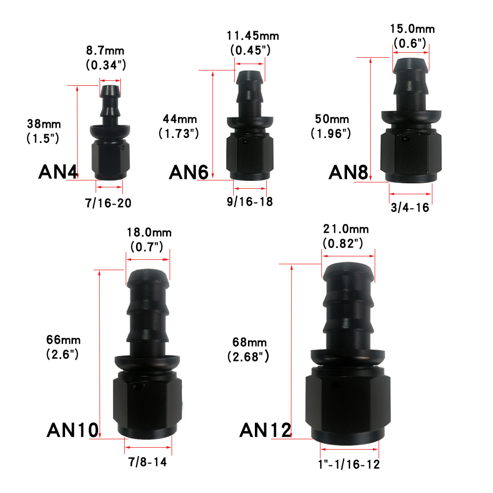 Modified Car Parts AN Tower Adapter Oil Cooler Fitting