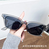 Square small fashionable trend sunglasses, 2023 collection, Korean style, internet celebrity