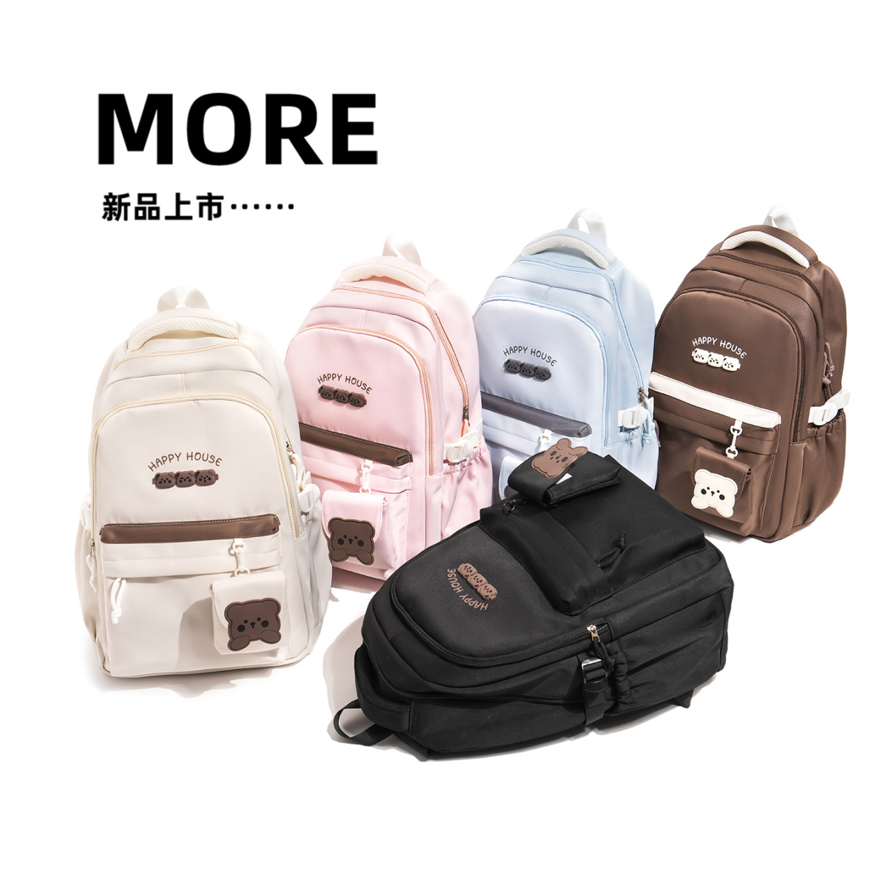 High-Looking, Simple-Looking Backpack for Female Primary School Students in Grades 5 and 6, Large-Capacity Backpack for Middle and High School Students, Commuting Backpack