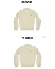 Women's white round collar white heart
