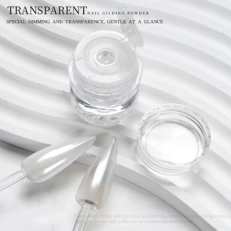 Manicure brillante polvo de galvanoplastia de color aurora polvo de galvanoplastia de espejo de polvo de espejo mágico de uñas decoración de uñas para la tienda de uñas