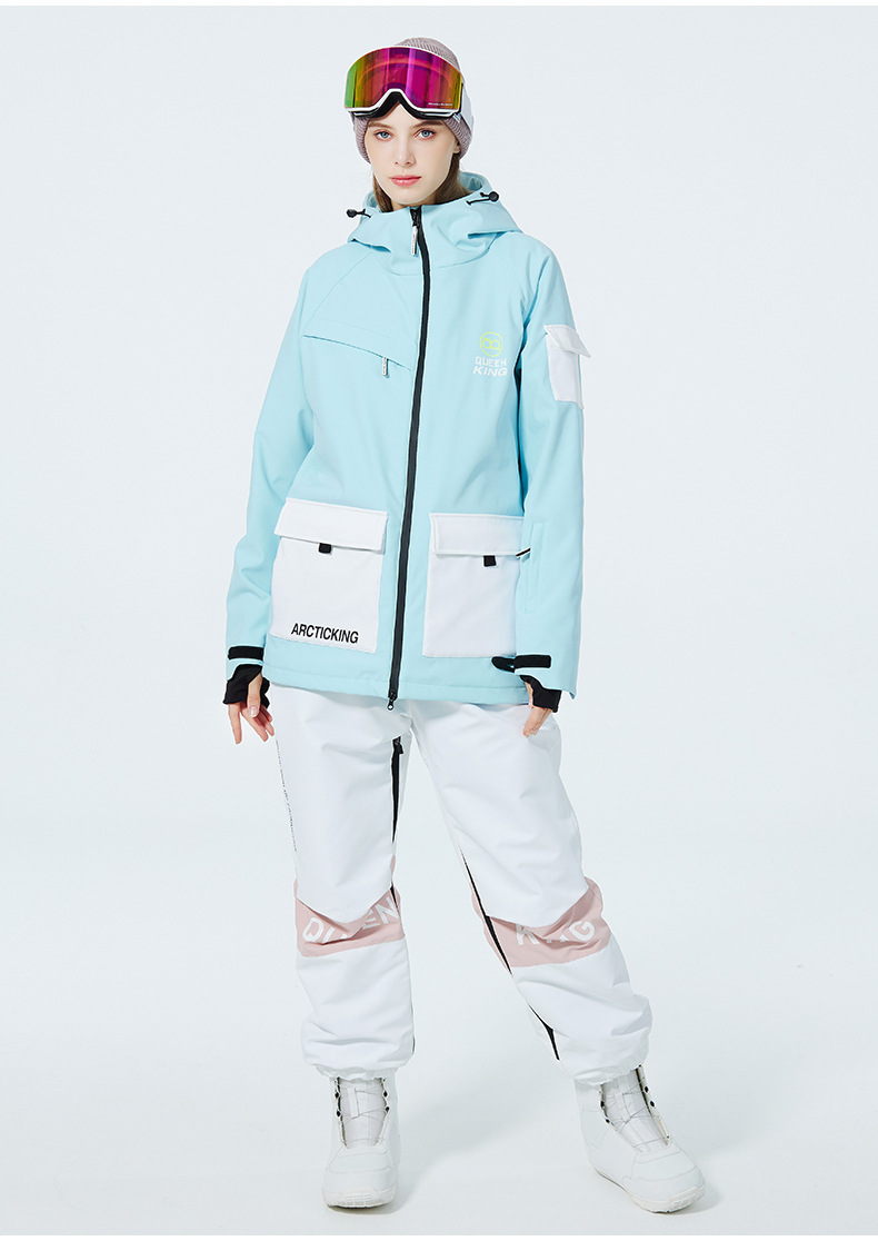 Men's Clothing Ski suit set warm and thick ski suit set single board double board ski suit_voghion.com