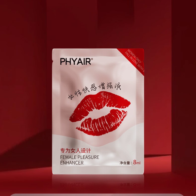 Phyair Lips Female Pleasure Mejsing Liquid 8ml Botella de productos portátiles para parejas para adultos