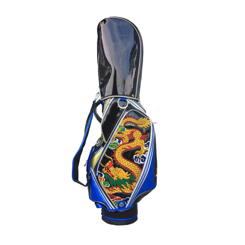 Bolsa de golf compuesta de PU dragón año hombres y mujeres bolsa de bola profesional estándar bolsa de bola estándar bolsa de referencia portátil
