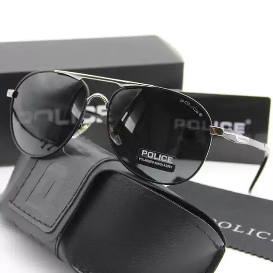 New Men's Polarized Sunglasses for Outdoor Driving, Large Frame Spring Hinge Aviator 8722