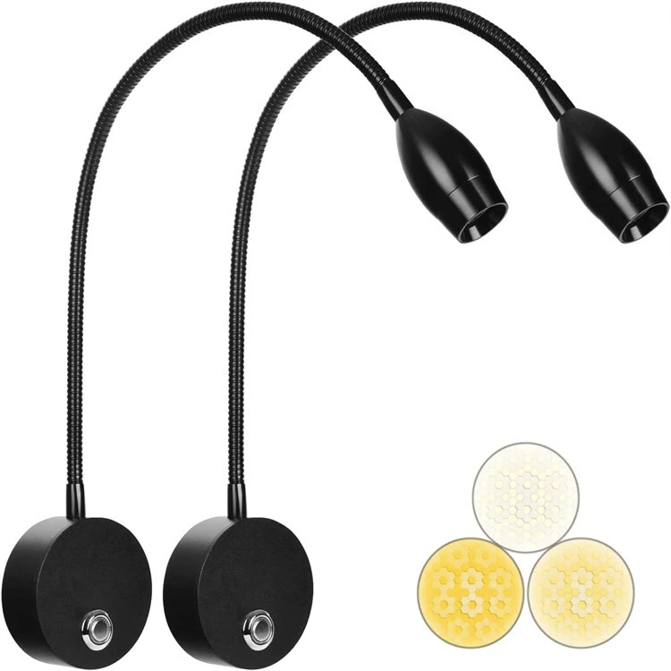 LED-ночник бра, светильник для кровати, спальня, сенсорное освещение, 3W