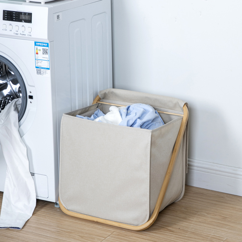 Cesta de ropa sucia de gran capacidad de almacenamiento doméstico baño lavabo ropa sucia cesta de baño ropa sucia