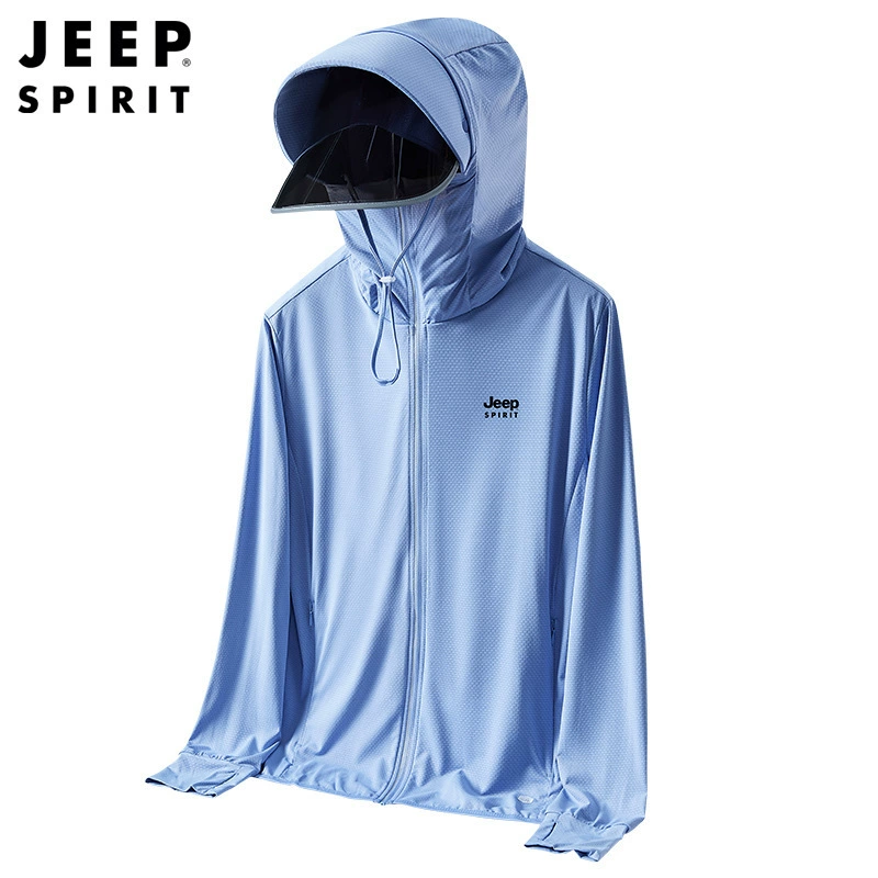 ДЫХАЮЩАЯ ПРЕДОСТОРОЖНОСТЬ КОМБИНАЦИЯ JEEP/吉普: одежда для путешествий летом с защитой от солнца, ветровка, для любимого, защита от UV