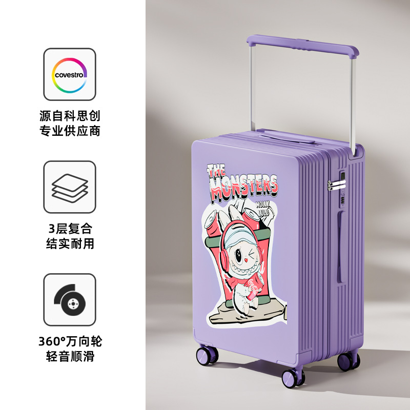 No. 7 cute beast listening to music/purple / 20inch