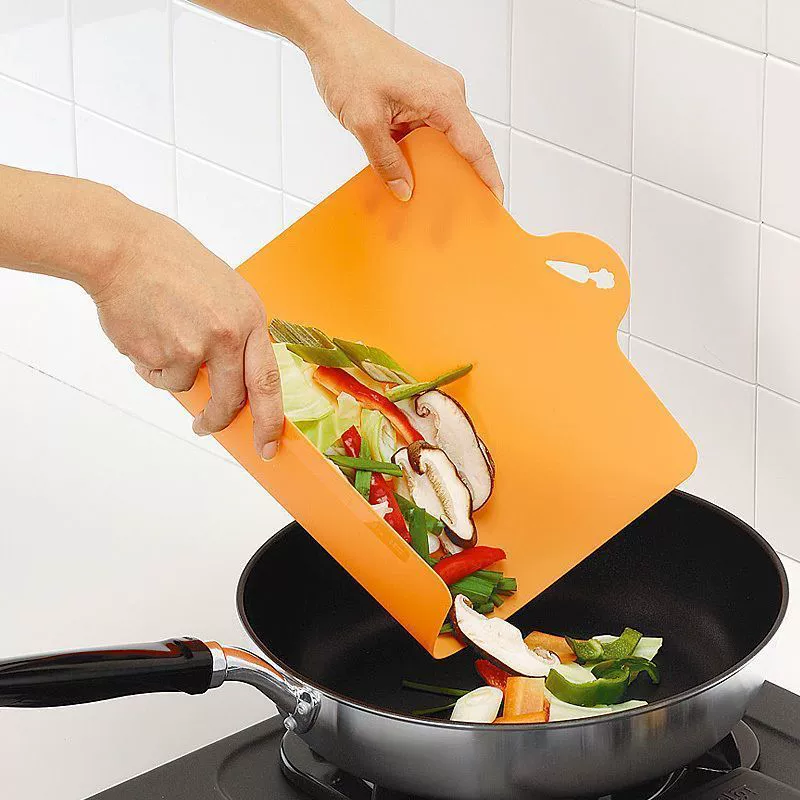 Простой антибактериальная разделочная доска, нескользящая пластиковая портативная легковесная панель
