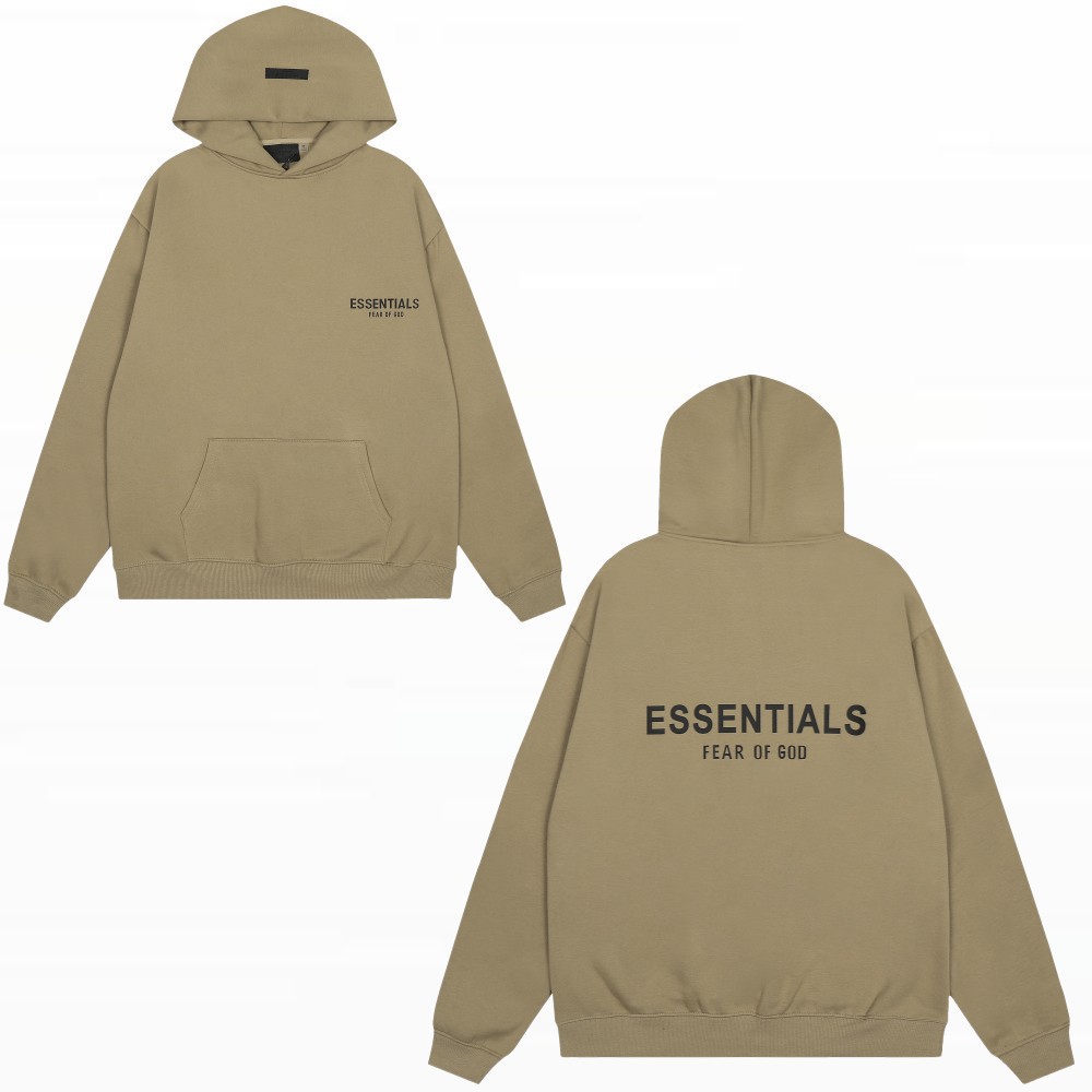 ESSENTIALS Temporada 8 Flocked Alphabet Sports Set FOG Hombres Suelt Casual Sweaters Pantalones