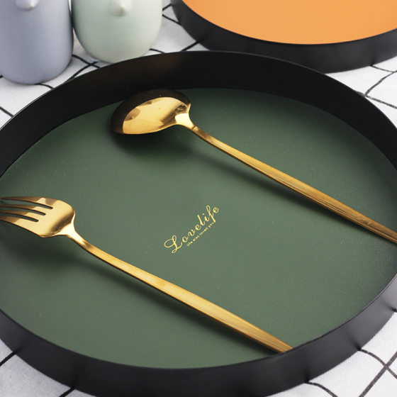 Factory direct supply Nordic multi-functional storage plate storage plate desktop finishing Cup perfume tray porch storage