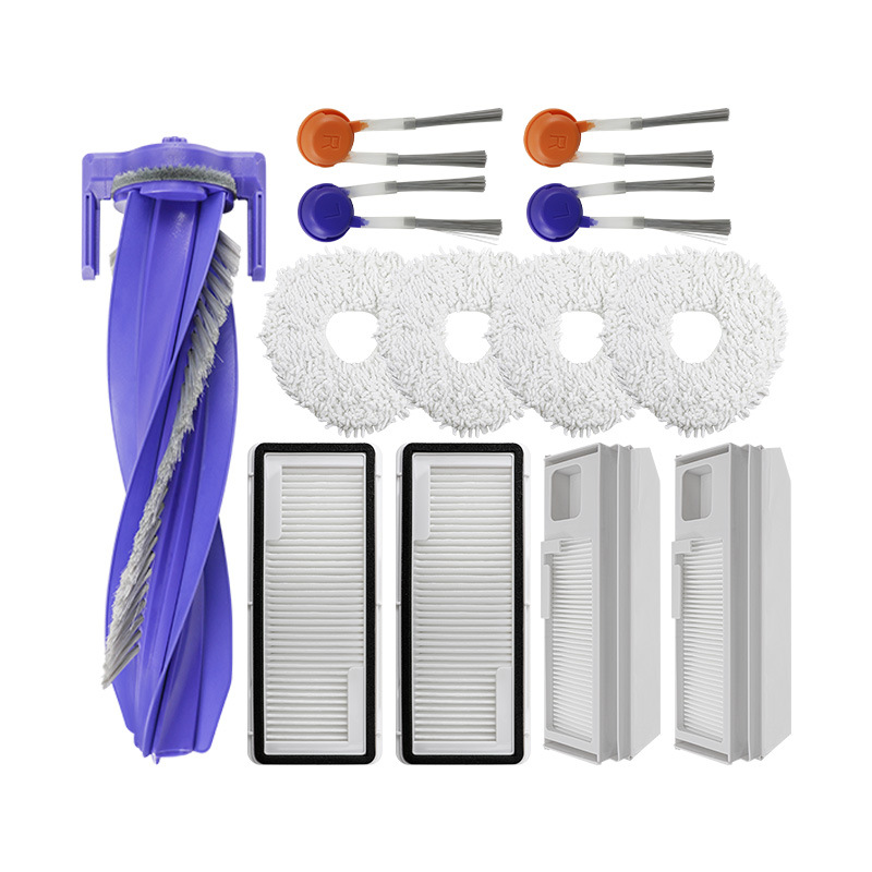 Aplicable a Cloud Ballena J5X accesorios robot de barrido de suelo Xiaoyao001Max desenredado borde cepillo bolsa de polvo tela de trapazo