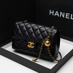 Baggy Girl 2023 Spring New Simple Chanel Style Women's Handbag with Lattice Chain Shoulder Bag and Fashion Crossbody Bag