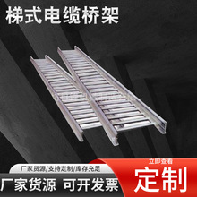 厂家供应梯级式喷涂线槽电缆桥架 电缆槽线槽配件热镀锌桥架