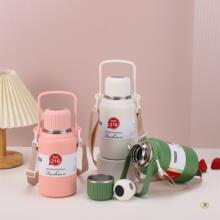 ☼316不锈钢智能户外保温提手壶 大容量便携运动壶刻字礼品水杯批