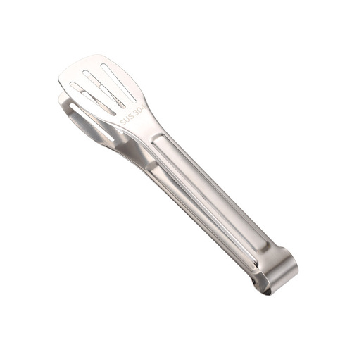 Stainless steel three-line silicone food tongs, thick food tongs, bread tongs, barbecue tongs, steak tongs, spicy tongs, grilled meat tongs