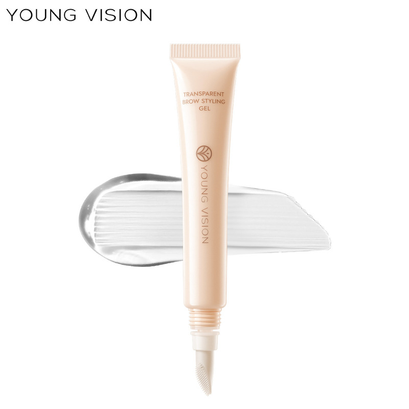 YOUNG VISION 透明定型眉胶啫喱 细长软管便携硅胶刷头较立体塑形|undefined