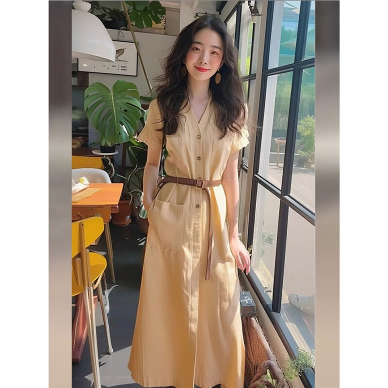 2592 French Style Super Good-looking Elegant dress Women's New Summer Light Luxury High-end Formal Occasion Collection