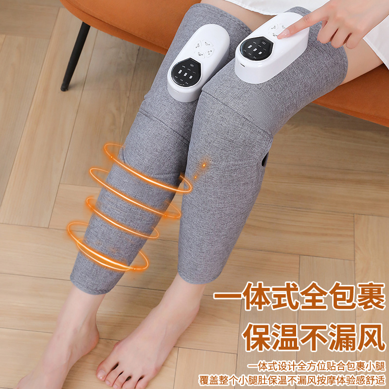 Masajeador de piernas transfronterizas multifuncional pedoterapia eléctrica onda de aire compresión térmica constante presión de aire masajeador de piernas