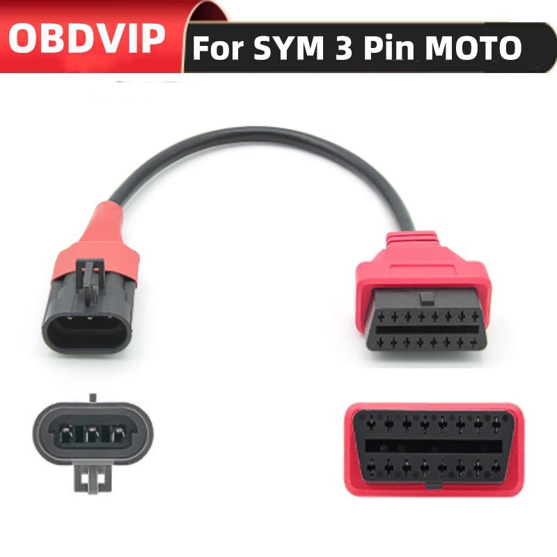 摩托车转接线三阳3针 16pin to SYM 3 pin for SANYANG 3Pin Moto