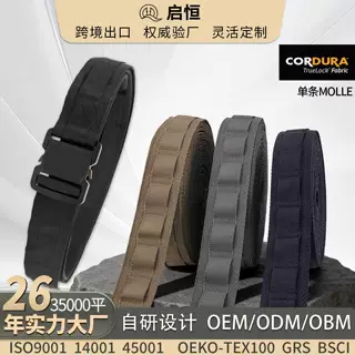 启恒纺织MOLLE织带辅料腰带尼龙户外运动箱包包边耐磨编织织带
