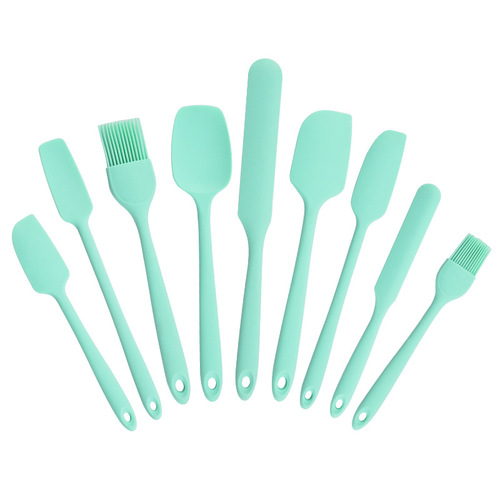 Wholesale Silicone Scraper Silicone Oil Brush Set Cake Frosting Spatula Baking Tools Cake Scraper Spatula