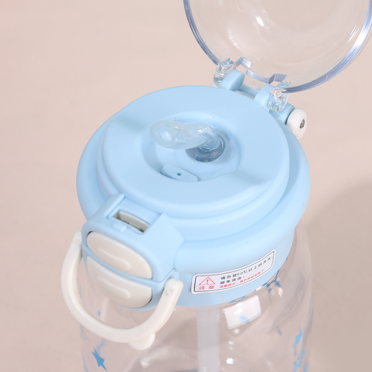 Childrens Straw Water Bottle High Capacity Leakproof Cartoon Cup_voghion.com