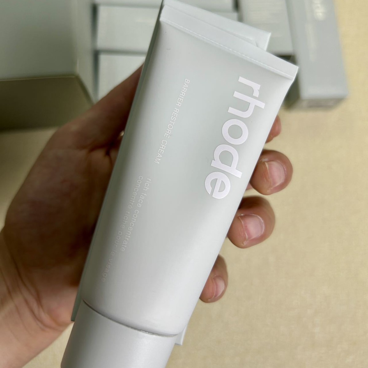 Hailey Bieber Rhode Skin Care New Water Lock Repair Butter Cream Facial