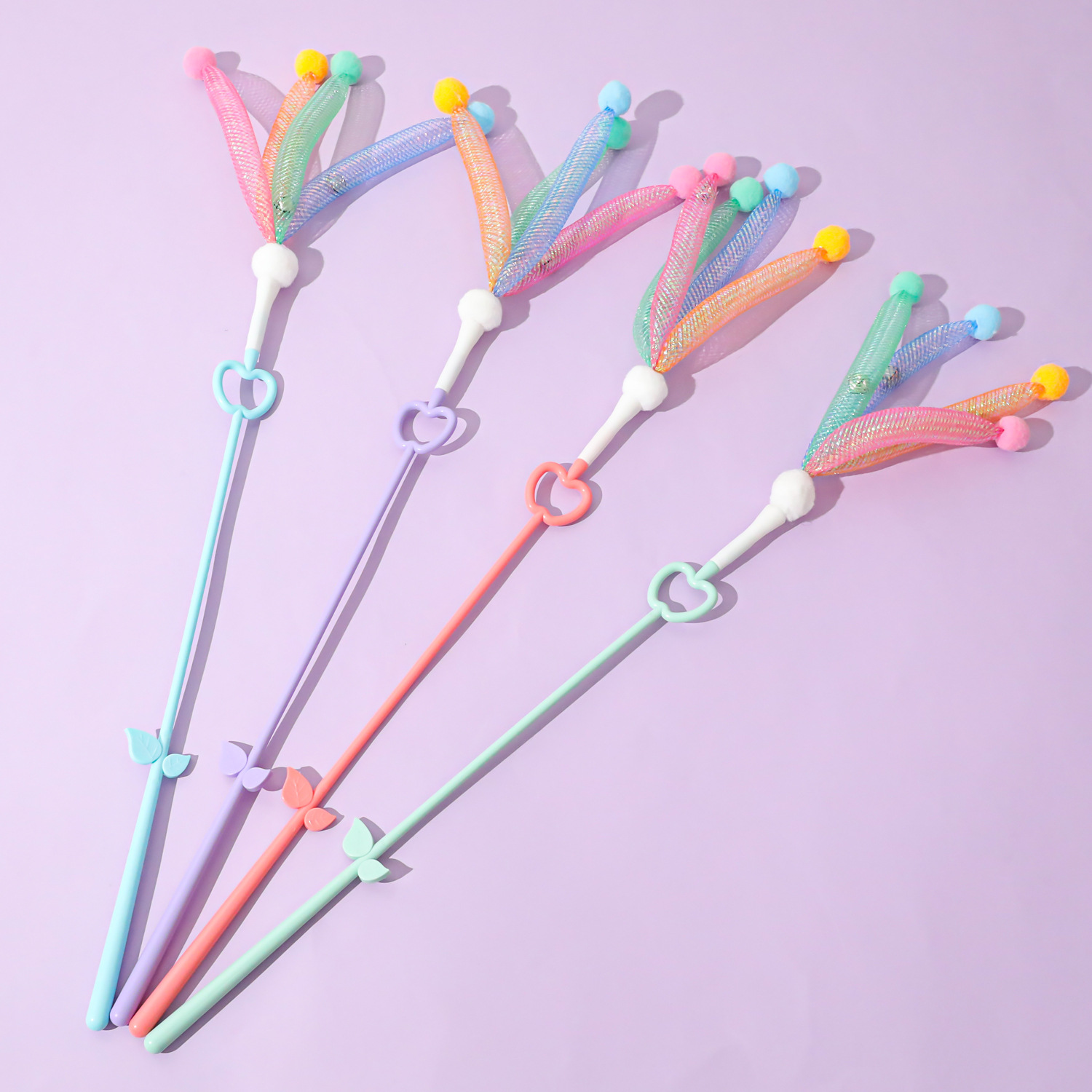 Fairy color Ball juega con el palo del gato - Peach Heart