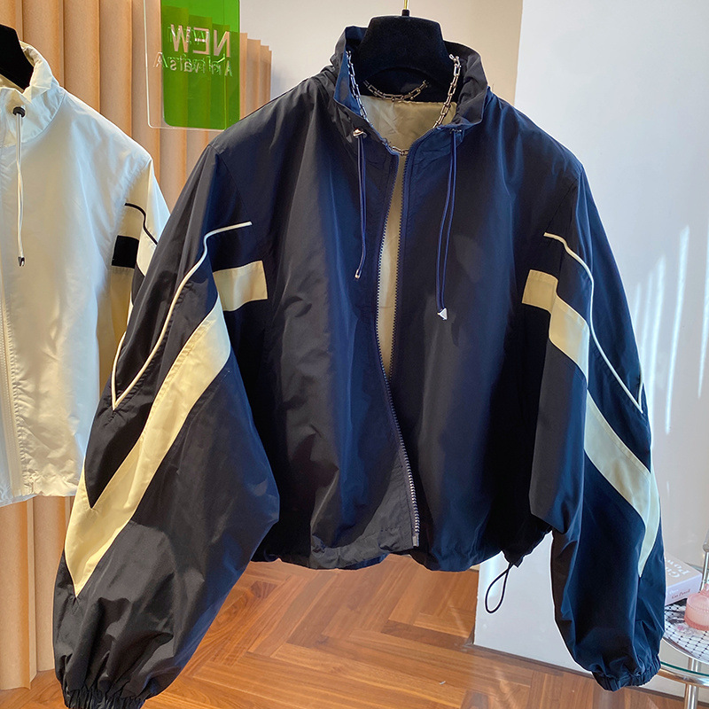 American Retro Biker Jacket Women's 2025 New Spring and Autumn Short Style Upgraded Jacket Plus Size Baseball Jacket