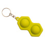 Silica gel toy, amusing keychain, anti-stress, wholesale