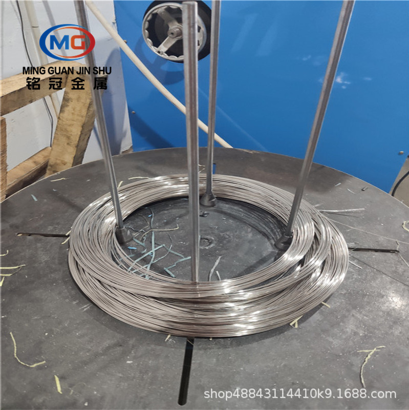 304不锈钢线调直钢棒1.2 1.5 1.8mm全硬不锈钢扁线压扁弹簧条厂家