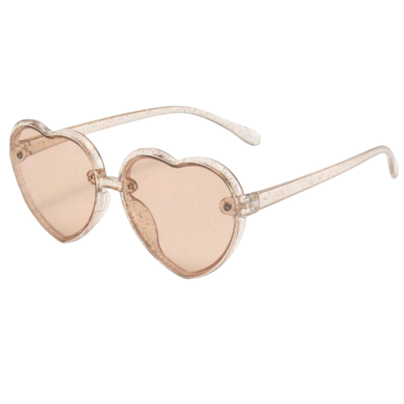 Nuevas gafas de sol infantiles personalizadas de Raine, estilo coreano retro, con montura en forma de corazón y diseño de abejita, gafas de sol infantiles a la moda.