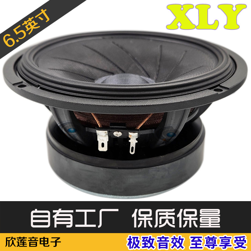 6.5英寸低音炮喇叭 玻纤165mm铝支架 30芯二分频有源书架扬声器