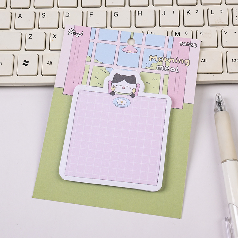 Adhesivos de gato lindo de dibujos animados