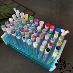 廠家批發外貿新品帶鑽管裝一次性水晶杆睫毛刷獨立睫毛刷管裝眉刷