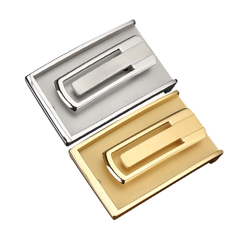 3,5/3,8 hebilla de cinturón de acero inoxidable hebilla sin dientes tipo prensa para hombre hebilla de cinturón de alta calidad hebilla de cinturón de material de sensación venta directa