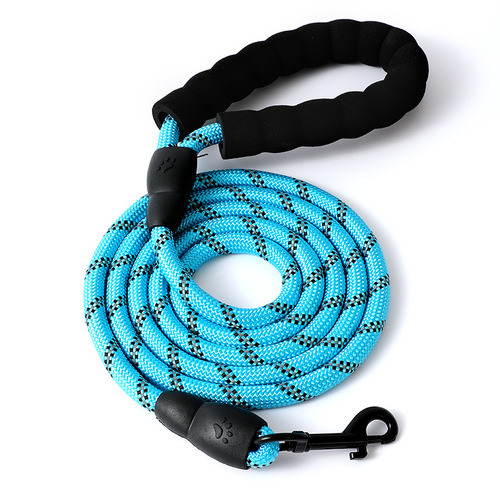 Bag of 1.5 meters EVA reflective silk round rope, wear-resistant dog leash, outdoor explosion-proof dog leash, pet supplies
