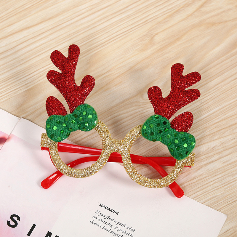 Green glasses with bow