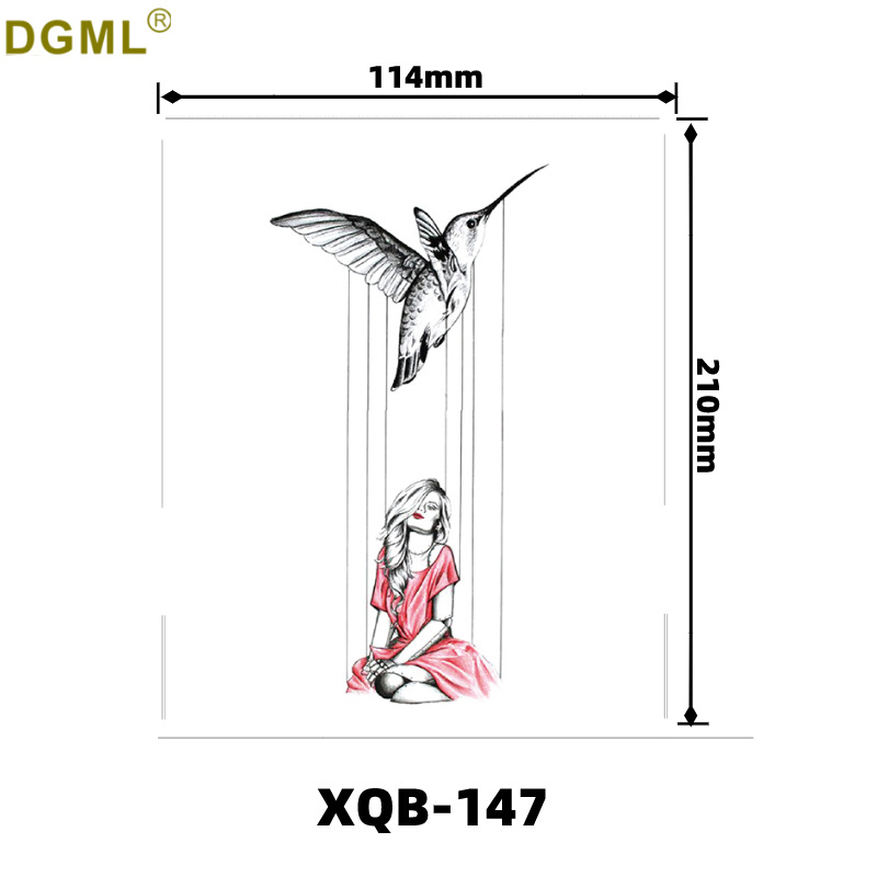 Pegatinas de tatuaje dibujos animados flor brazo pegatinas medio brazo completo oso ciervo divertido transfronterizo color creativo tatuaje pegatinas al por mayor