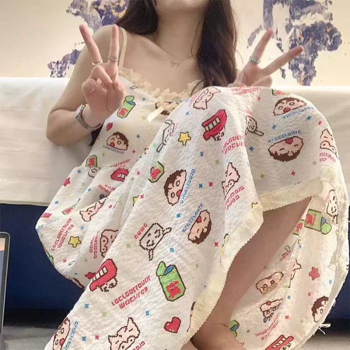 Summer removable breast pads, pijama with tassels, wholesale, lifting effect, floral print