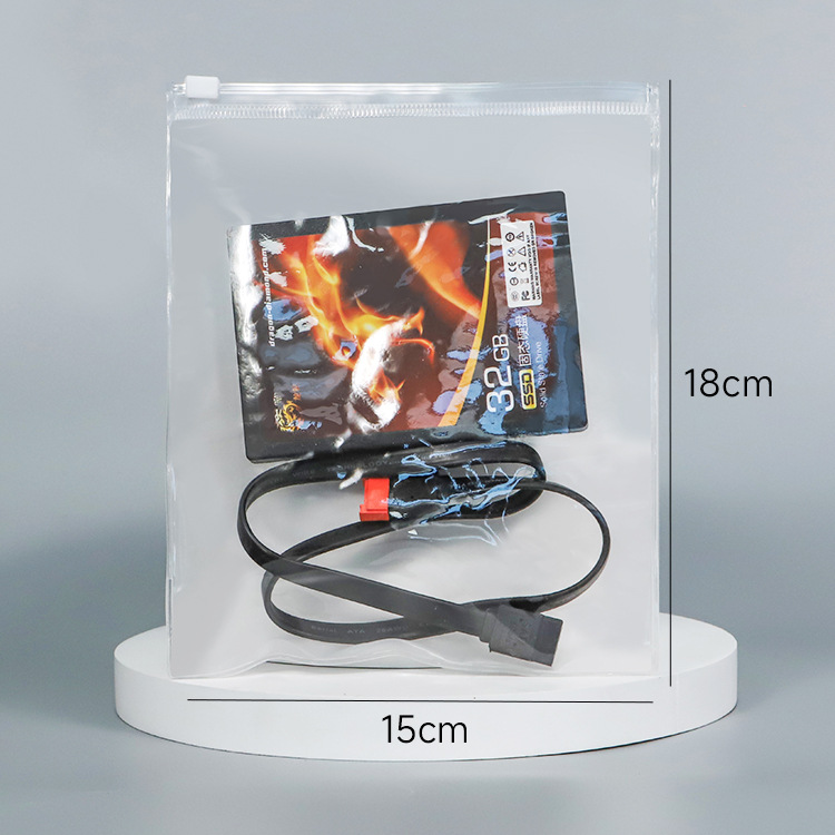 PVC 지퍼백*28c 투명 반투명*15*18cm